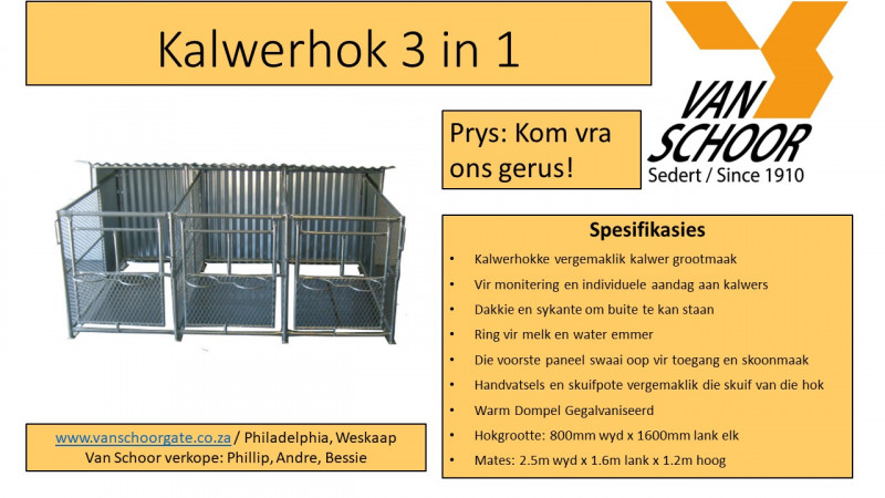 Kalwerhok-3-in-1