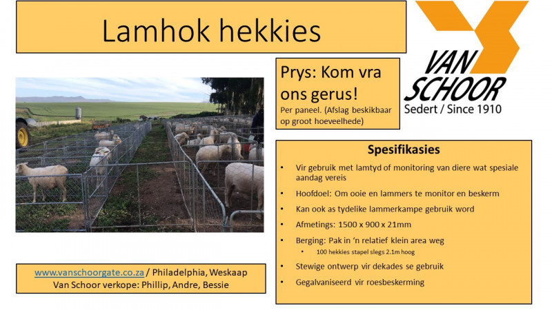Lamhok-hekkies