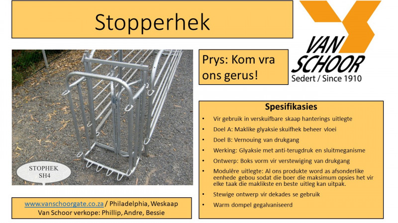 Stophek-skape