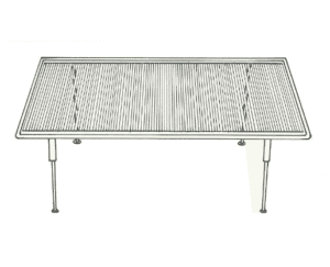 wool picking table